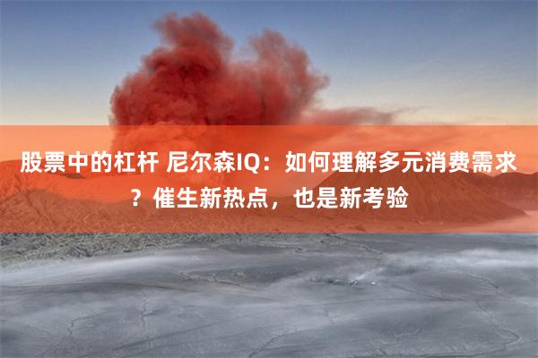 股票中的杠杆 尼尔森IQ：如何理解多元消费需求？催生新热点，也是新考验